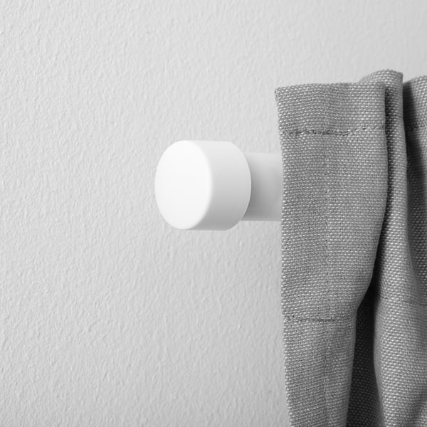 RAFFIG finials, 1 pair, white