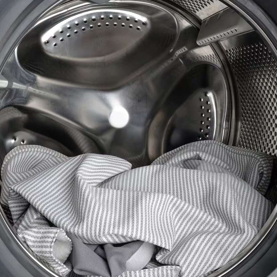 Ikea RAMNEFJÄLL - Upholstered bed frame, Klovsta grey/white,90x200 cm