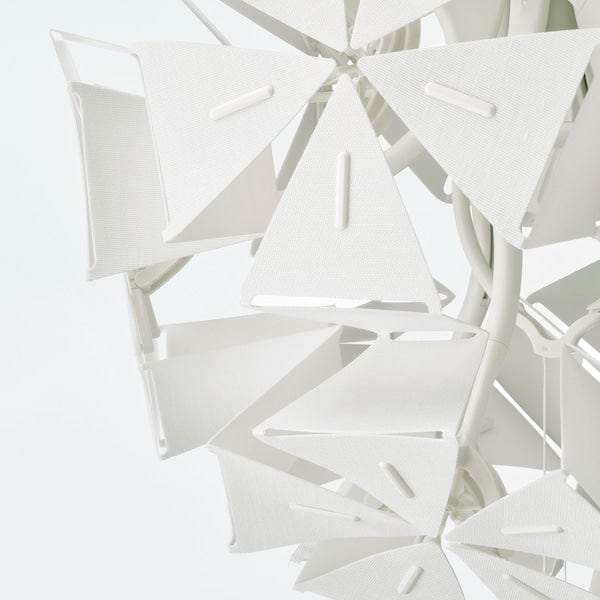 Ikea RAMSELE - Pendant lamp, geometric/white, 43 cm