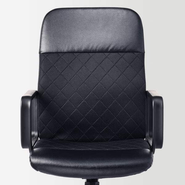 RENBERGET swivel chair, Bomstad black, 48x111x67 cm