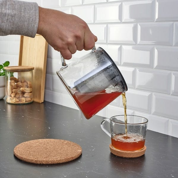 Ikea RIKLIG - Teapot, glass, 1.5 l