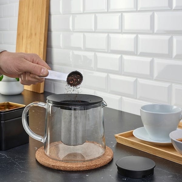 Ikea RIKLIG - Teapot, glass, 1.5 l