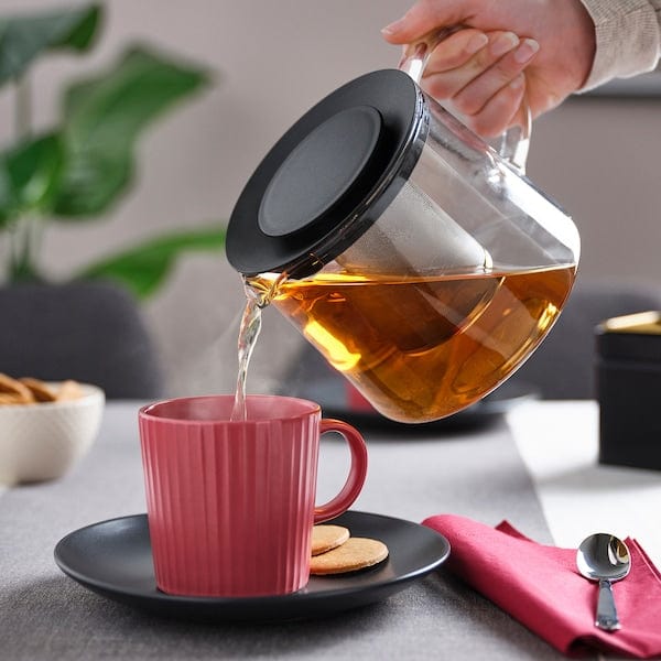 Ikea RIKLIG - Teapot, glass, 1.5 l