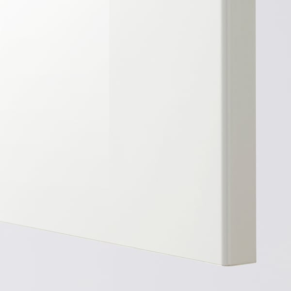 RINGHULT door, high-gloss white, 40x140 cm