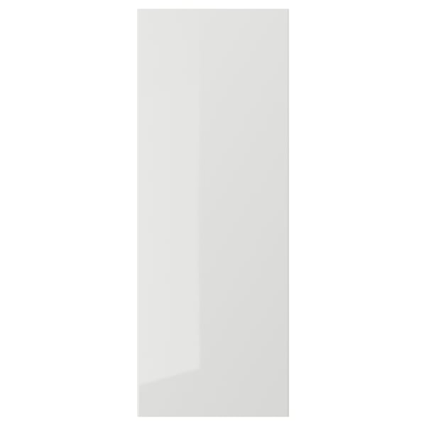 RINGHULT door, high-gloss light grey, 30x80 cm