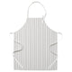 RINNIG apron, patterned, 69x85 cm