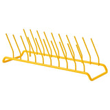 RINNIG plate holder, yellow, 28x9 cm