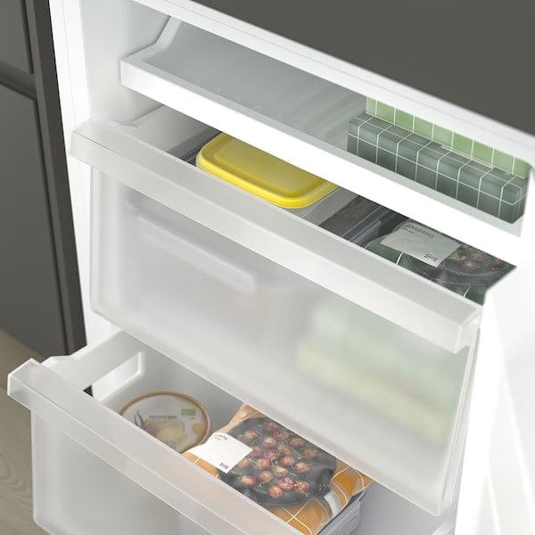 Ikea RISNÄS - Fridge/freezer, white/IKEA 500 integrated,192/79 l