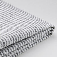ROCKSJÖN cover for 2-seat sofa, Klovsta grey/white