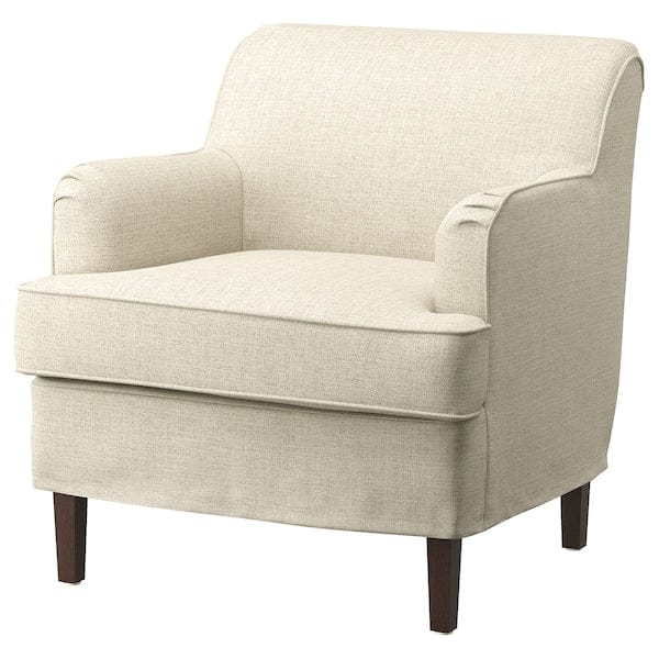 Ikea ROCKSJÖN - Armchair cover, Kilanda light beige