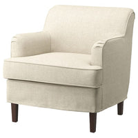 ROCKSJÖN armchair, Kilanda light beige, 76x80x78 cm