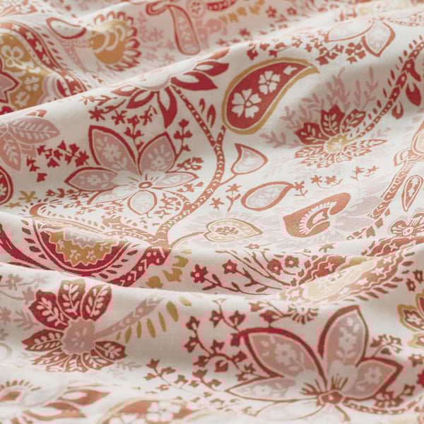 RODGERSIA pillowcase, pink/white, 50x80 cm