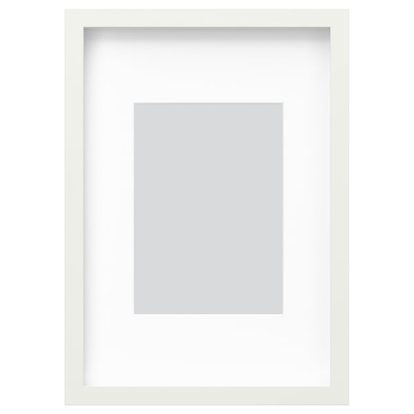 RÖDALM frame, white, 21x30 cm
