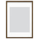 RÖDALM frame, walnut effect, 50x70 cm