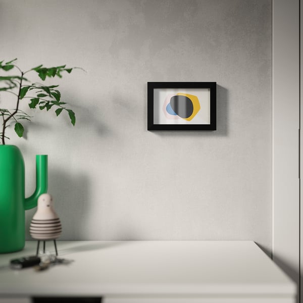 RÖDALM frame, black, 10x15 cm