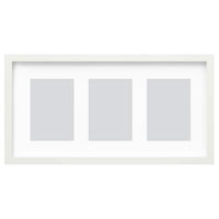 RÖDALM frame for 3 pictures, white, 55x28 cm