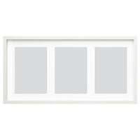 RÖDALM frame for 3 pictures, white, 81x40 cm