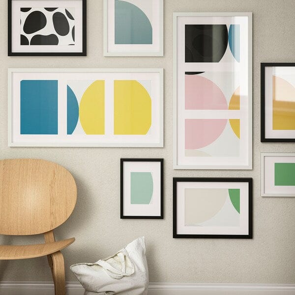 Ikea RÖDALM - Frame for 3 pictures, white, 81x40 cm