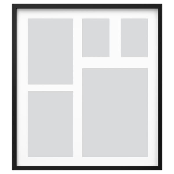 Ikea RÖDALM - Frame for 5 pictures, black, 64x71 cm
