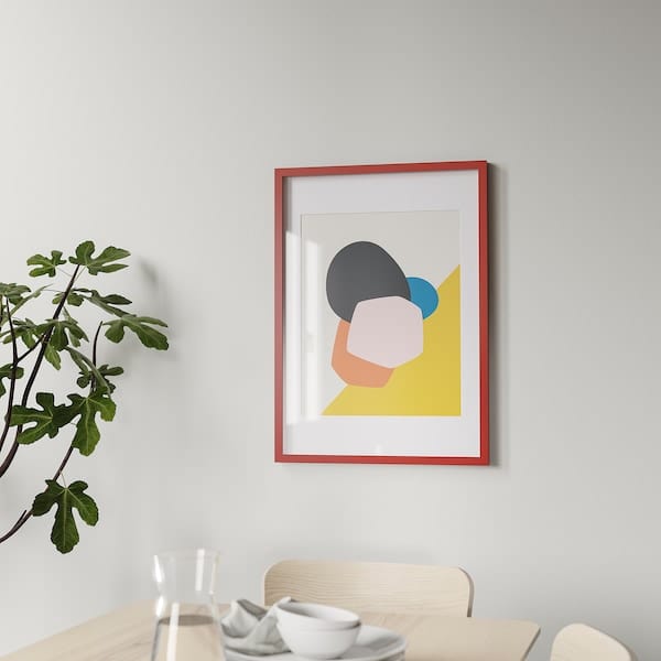 Ikea RÖDALM - Frame, red,50x70 cm