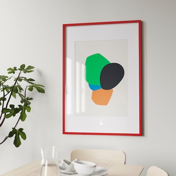 Ikea RÖDALM - Frame, red,70x100 cm