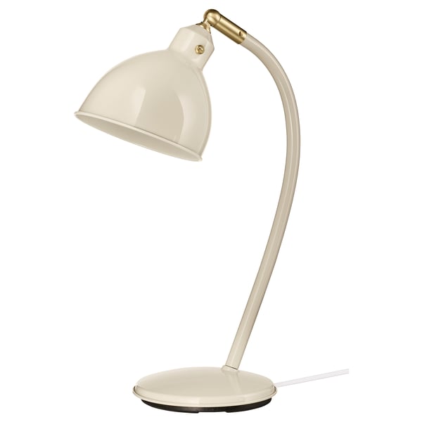 RÖDFLIK desk lamp, light beige, 14 cm