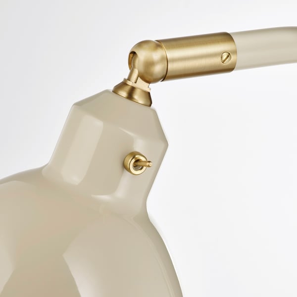 RÖDFLIK floor/reading lamp, light beige, 16 cm