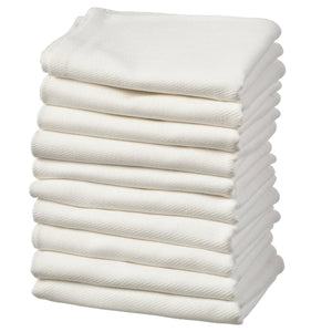 RÖDSPÄTTA tea towel, white, 45x60 cm, 10 pack