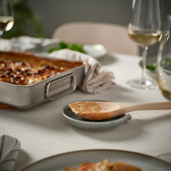 RÖDSYRA spoonrest, light grey-blue, 12 cm