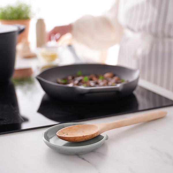 RÖDSYRA spoonrest, light grey-blue, 12 cm