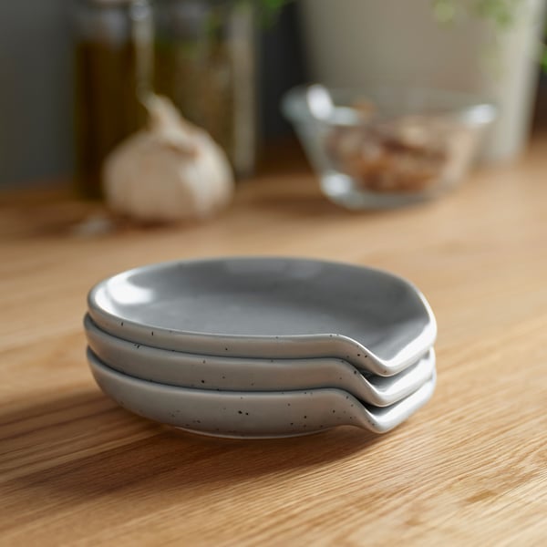 RÖDSYRA spoonrest, light grey-blue, 12 cm