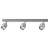 RÖKFRI ceiling spotlight with 3 spots, aluminium-colour, 57 cm