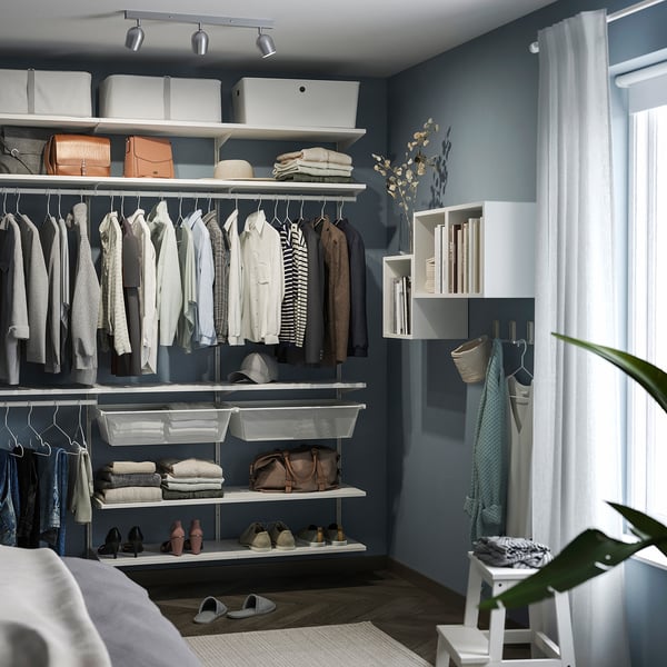 RÖKFRI ceiling spotlight with 3 spots, aluminium-colour