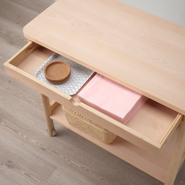 RÖNNINGE trolley, birch, 78x39 cm