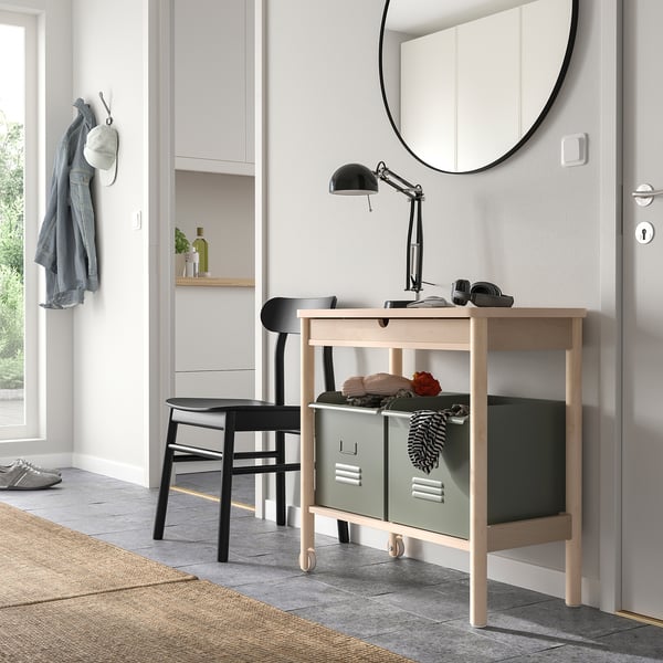 RÖNNINGE trolley, birch, 78x39 cm