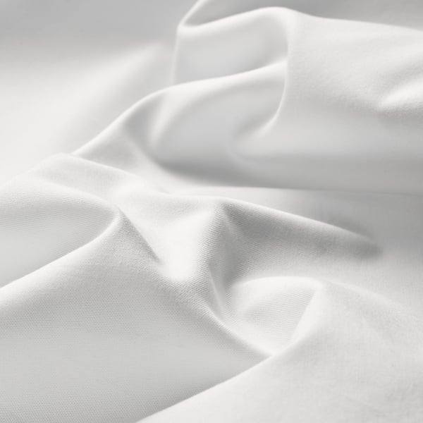 RÖNNVECKMAL pillowcase, white, 50x80 cm