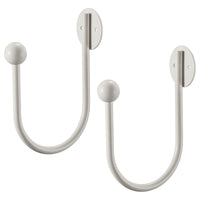RÖRNICKA tie-back, white, 2 pack