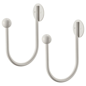 RÖRNICKA tie-back, white, 2 pack