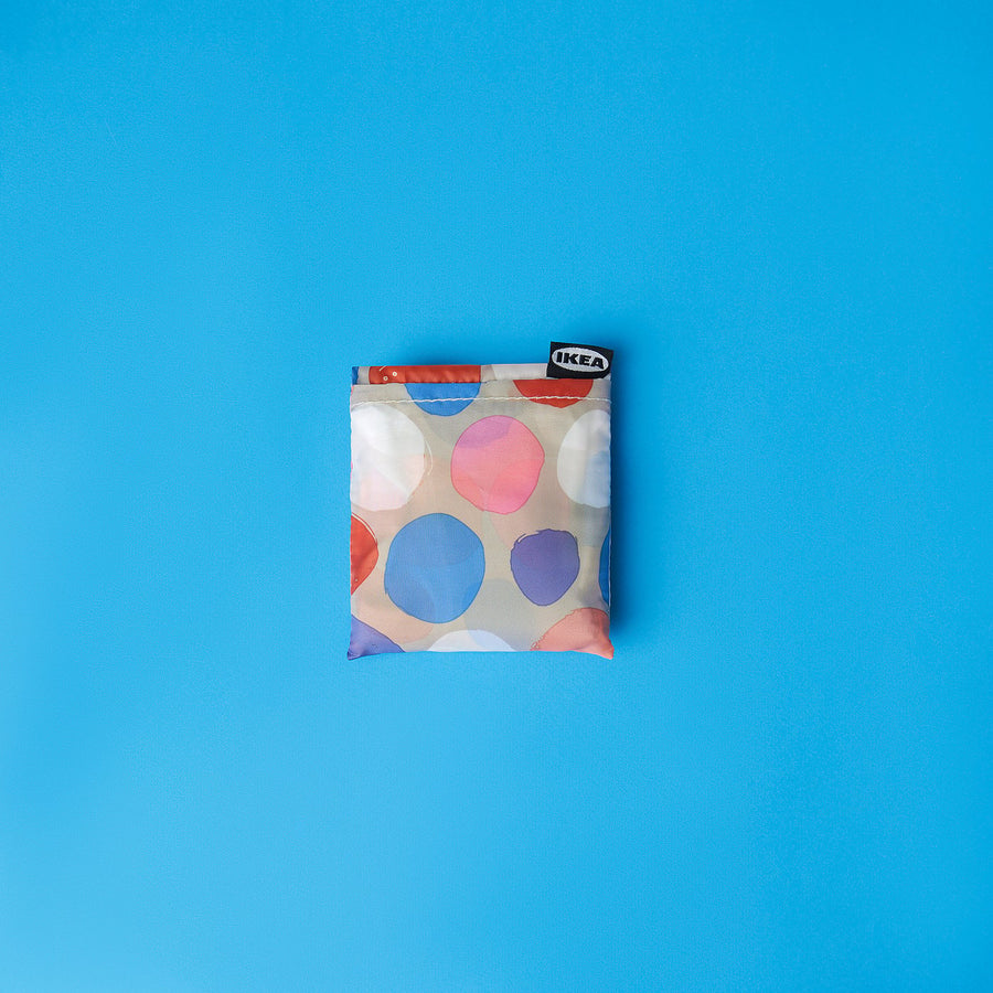 ROMELSÖN carrier bag, multicolour/patterned, 45x36 cm