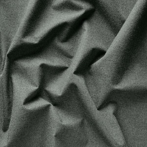 Ikea ROSENMANDEL - Blackout curtain, 2 sheets, dark green, 135x300 cm