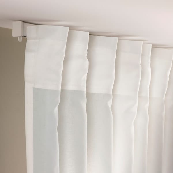 Ikea ROSENROBINIA - Thin curtain, 2 sheets, white, , 145x300 cm
