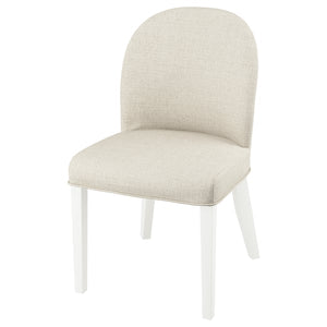 ROSENTORP chair, Kilanda light beige/white, 49x88x52 cm
