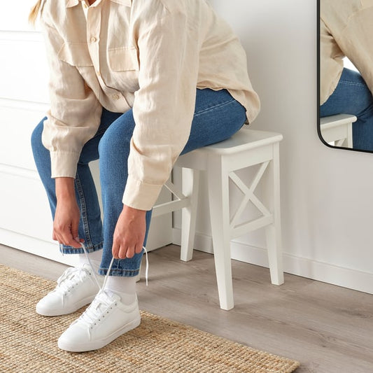 ROSENTORP stool, white, 40x45 cm