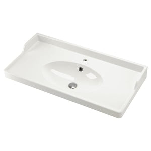 Ikea RUTSJÖN - Washbasin, white, 102x49 cm