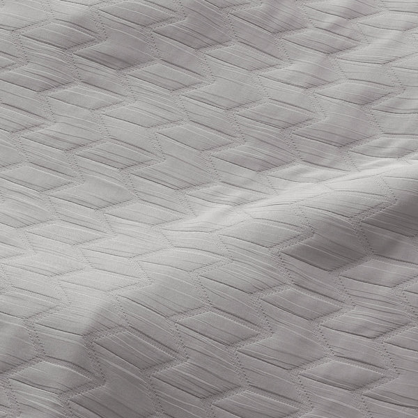 RYSSBRÄKEN room darkening curtain, 1 piece, light grey/with heading tape, 140x300 cm