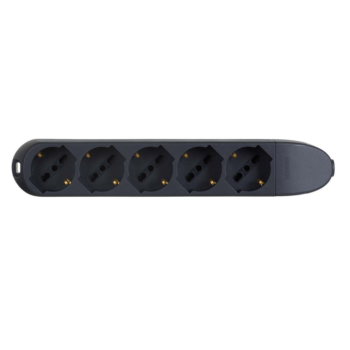 POWER STRIP WITHOUT CABLE 5 UNIVERSAL SOCKETS
