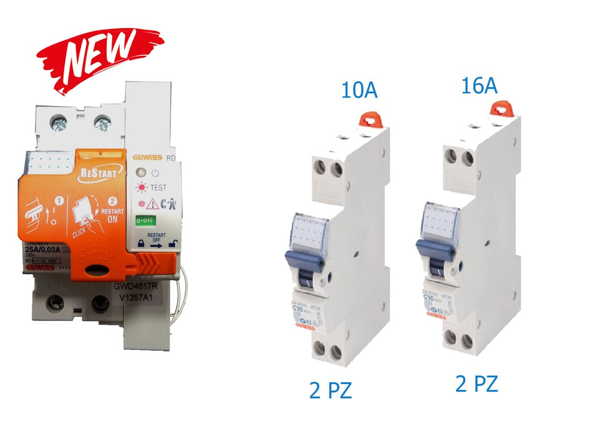 AUTOMATIC RESTART 2 PLACES 25A 3M