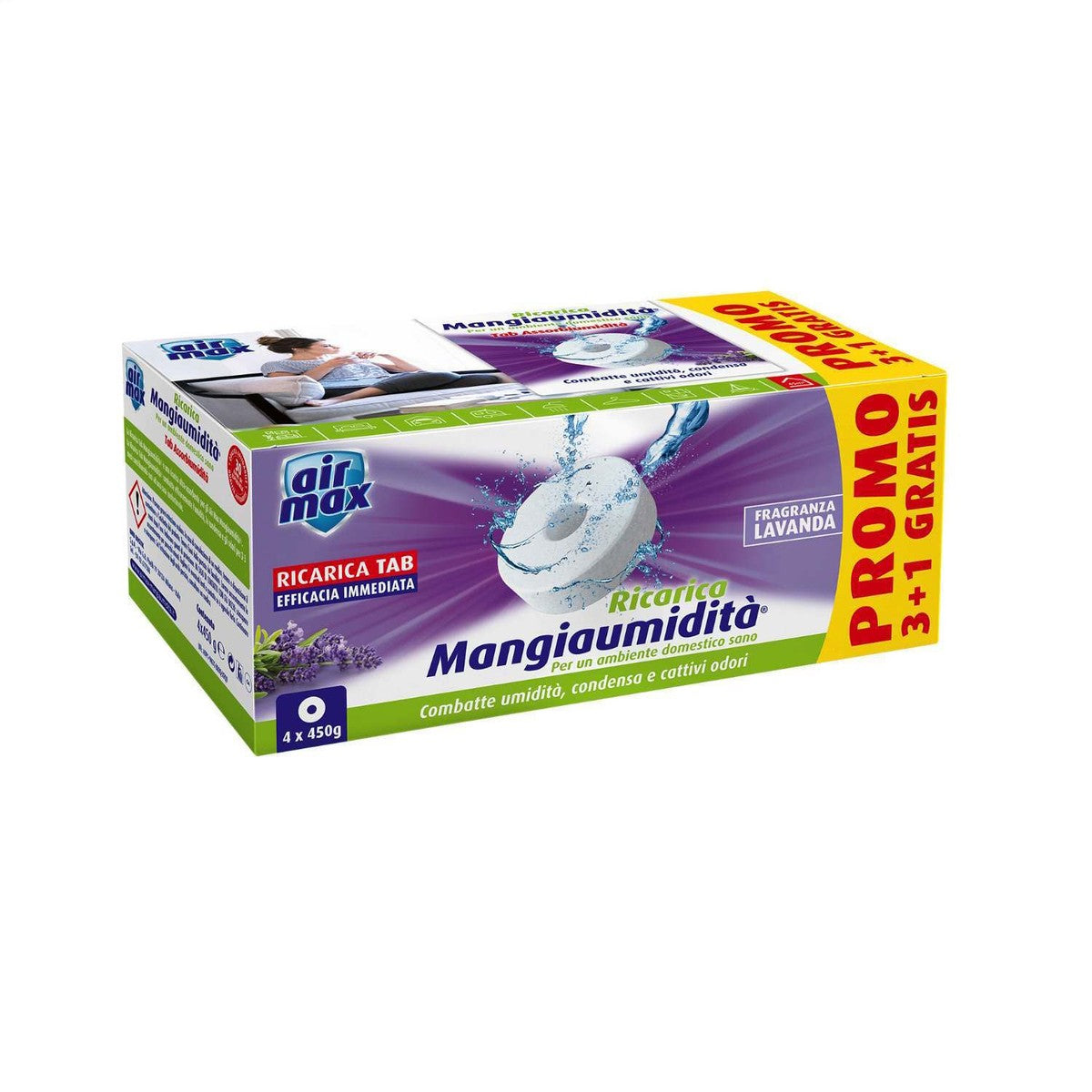 LAVENDER TAB REFILL 4 X 450GR