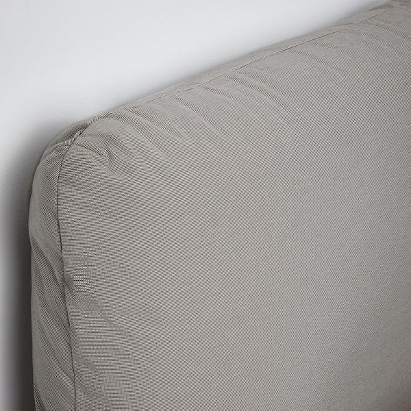 Ikea SAGESUND - Upholstered bed frame, Diseröd brown, ,