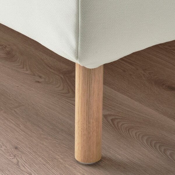 Ikea SAGESUND - Upholstered bed frame, Gräsbo white, ,